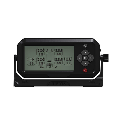 Yüksek Sıcaklık Alarmı Gerçek Zamanlı 4 Lastik Kamyon Otobüs TPMS