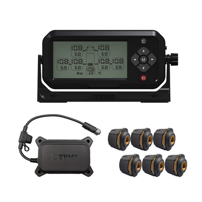 Şarj Edilebilir Harici Suya Dayanıklı Altı Lastik Kamyon Otobüs TPMS