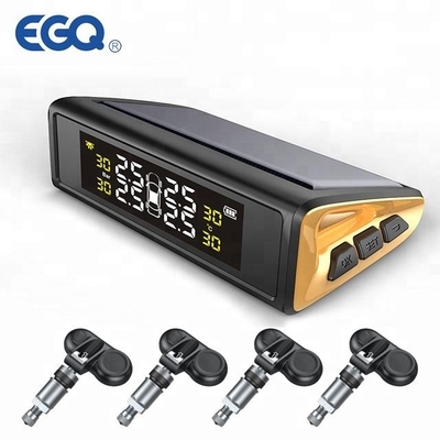En iyi kalite promosyon Sesli alarm Otomatik Alarm Güneş Enerjisi TPMS Lastik Basıncı Monitörü Lastik basıncı izleme