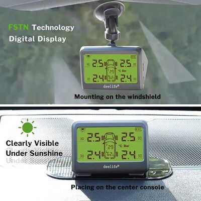 MY66 Araç TPMS izleme lastik basıncı 433MHz İç sensör