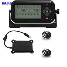 Siyah Dijital Gerçek Zamanlı 24 Volt İki Lastik Otobüs Kamyon Tpms