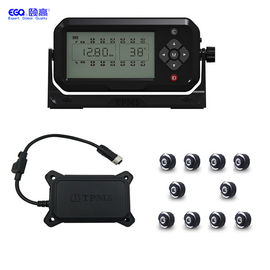 10 Lastik Kamyon TPMS LCD Ekran Römork Lastik İzleme Sistemi