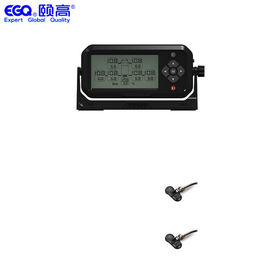 HD Ekran İki Lastik Kamyon TPMS RV Lastik İzleme Sistemi