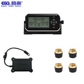Gerçek Zamanlı OTR Sensörleri RV TPMS Sistemi LCD Segment Ekranı 203psi Araba TPMS Sistemi