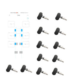 Bluetooth Sekiz Sensörler Akıllı Lastik Basıncı İzleme Sistemi 120Psi Araba TPMS