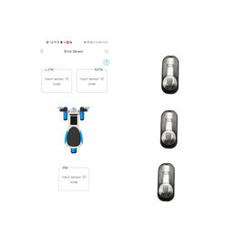 Bisikletler için Ön 3 Wheeler Lastik Basıncı Sensörü 120 Psi BLE Bisiklet TPMS