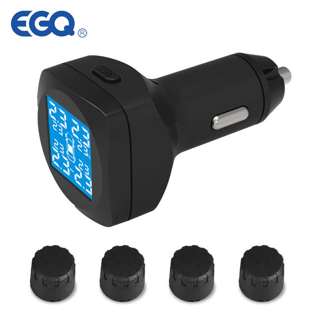 2.21 İnç Güneş Lastik Basıncı İzleme Sistemi 433.92mhz Dahili Güneş Enerjili TPMS
